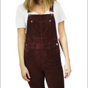 Free People Corduroy Overalls